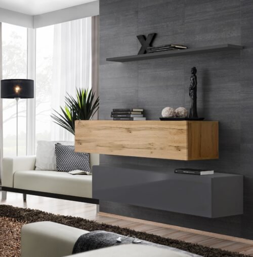 Chest of drawers SWITCH II wotan/graphite color6 ASM