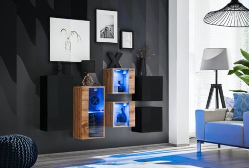 Chest of drawers SWITCH IV black/wotan ASM
