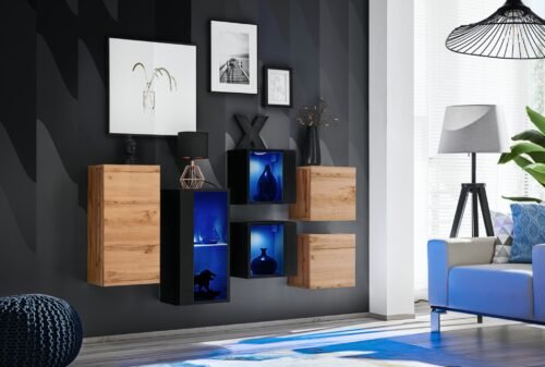 Chest of drawers SWITCH IV wotan/black ASM