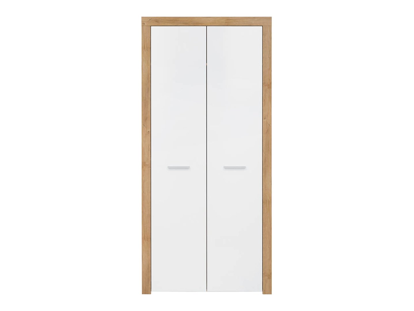 BALDER two-door wardrobe 90 cm Riviera oak/glossy white