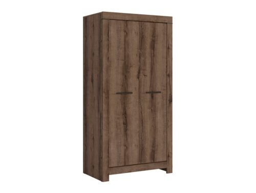 BALIN two-door wardrobe, 98 cm, monastery oak