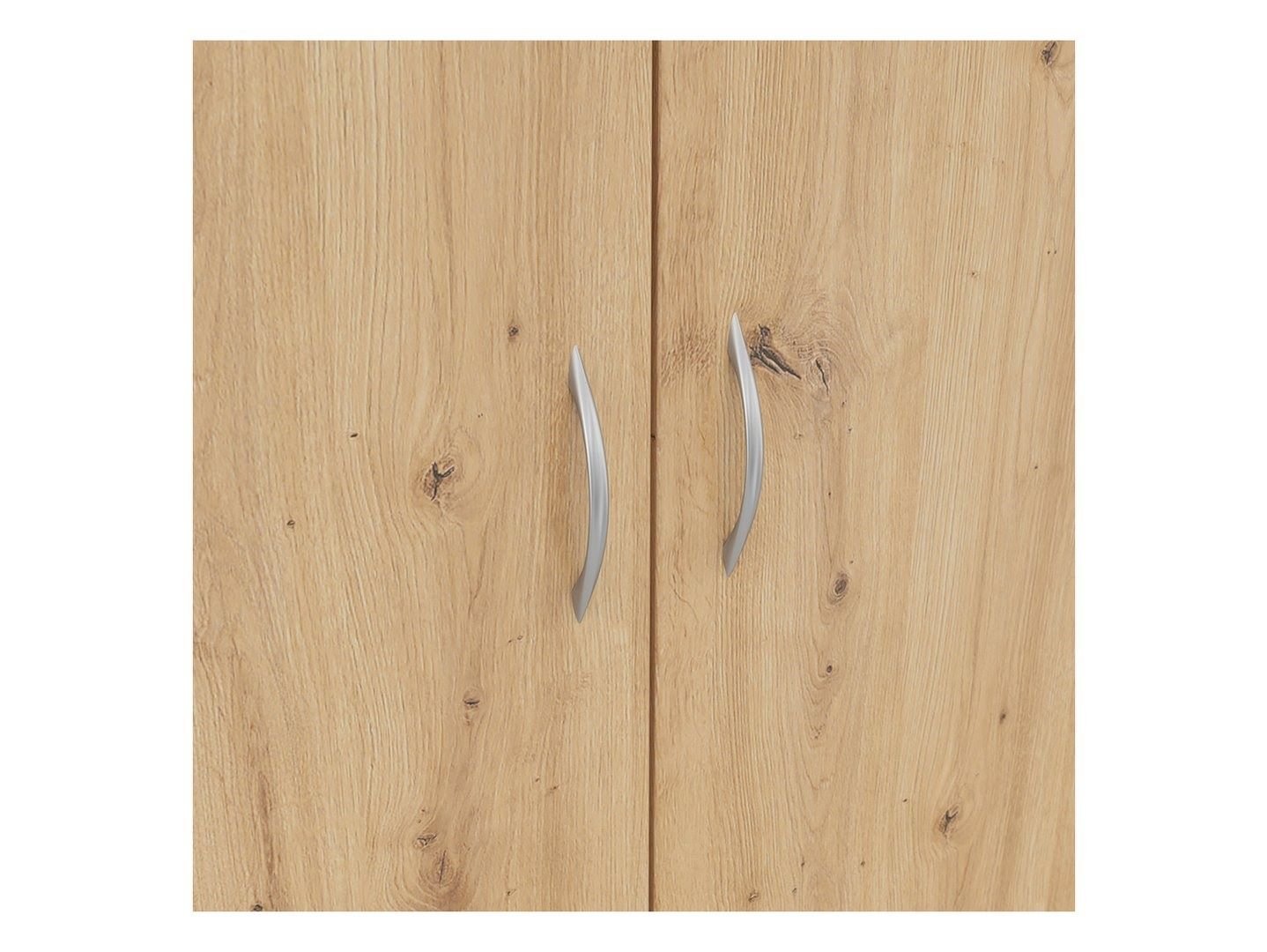 CASAO two-door wardrobe, oak/textile - Image 4