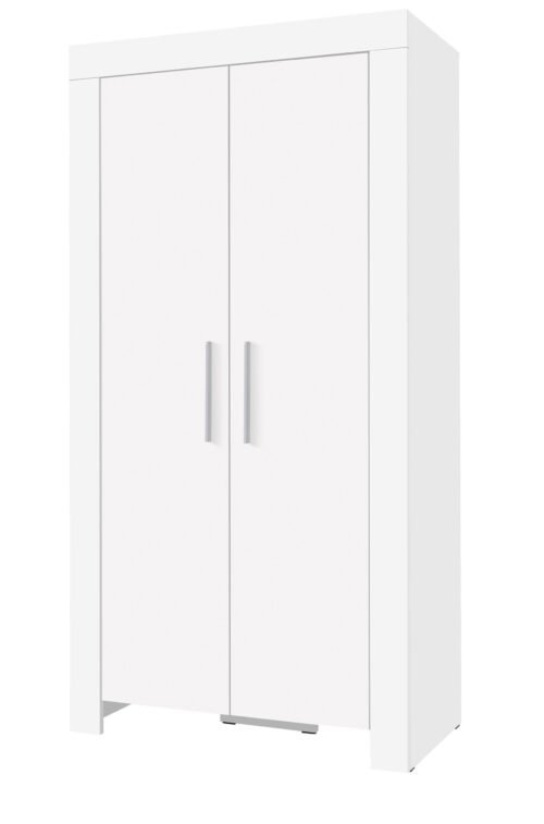 CESIRO white ADRK two-door wardrobe