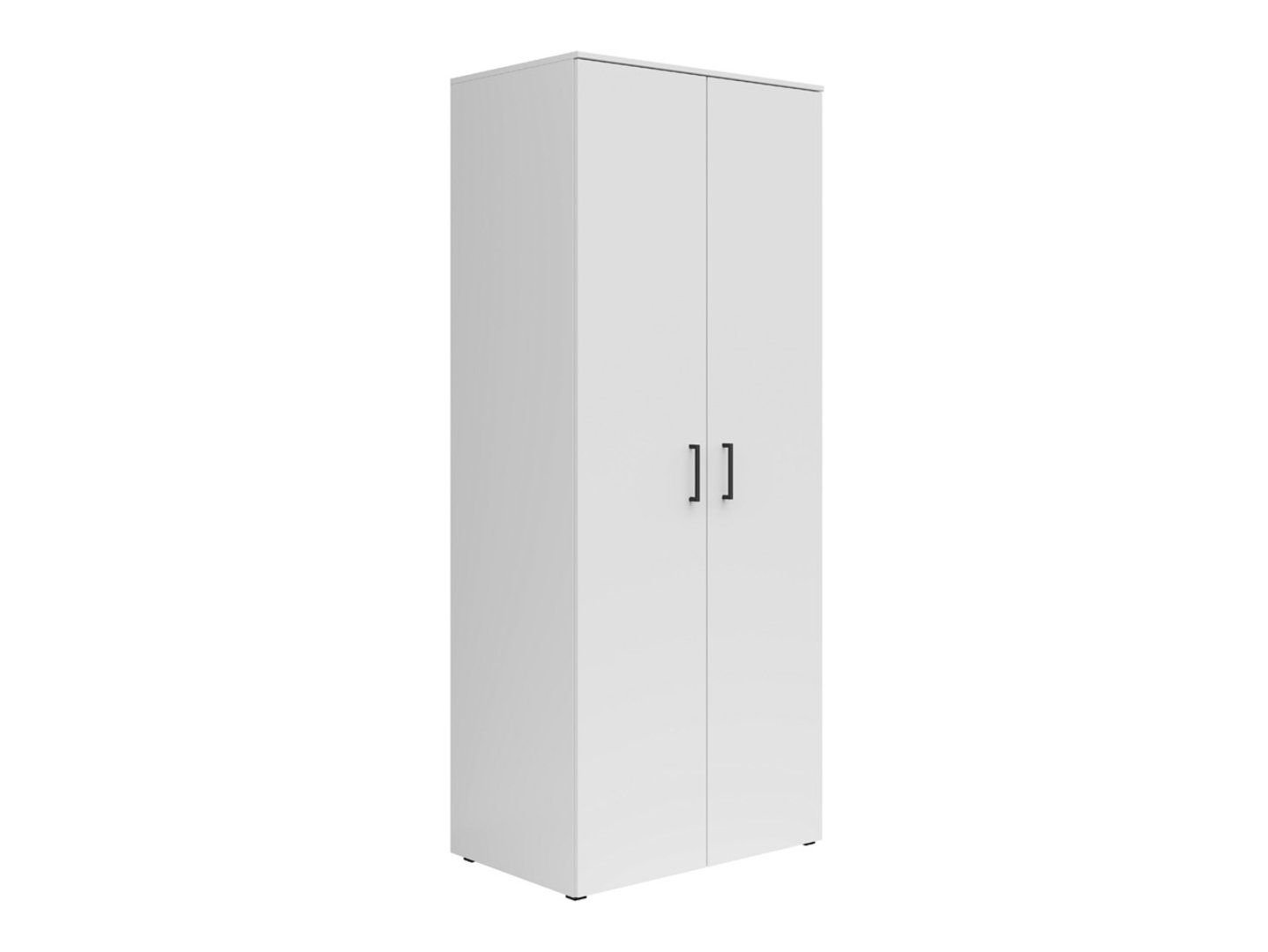 Two-door wardrobe MultiDo 80 cm, white - Image 5