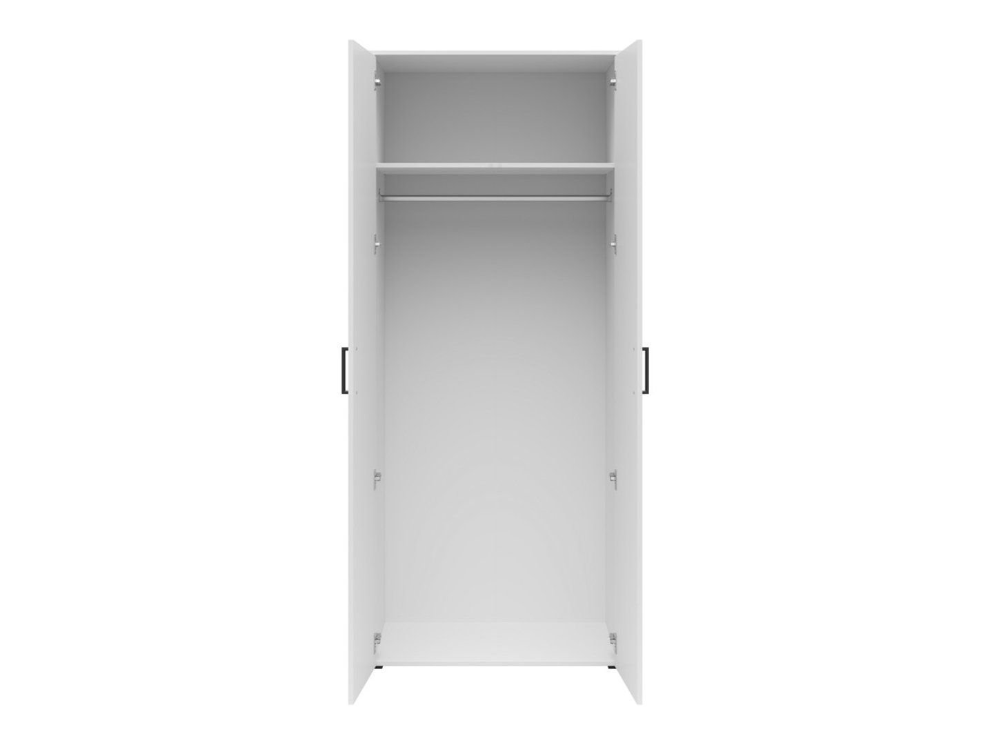 Two-door wardrobe MultiDo 80 cm, white - Image 6