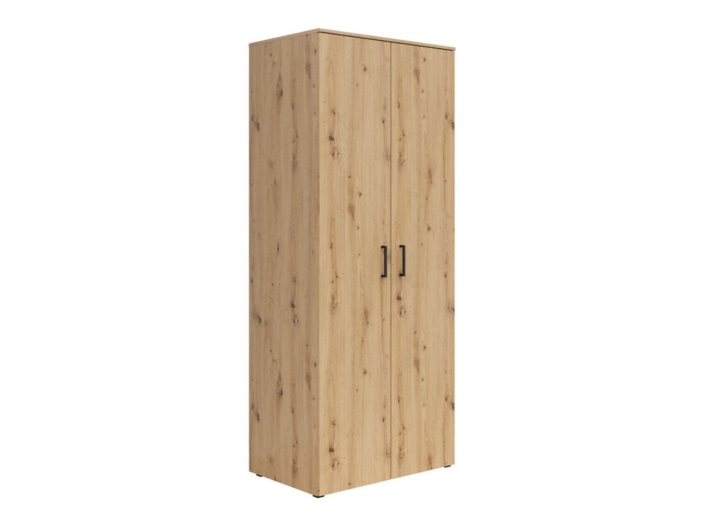 Two-door wardrobe MultiDo 80 cm, artificial oak color - Image 5