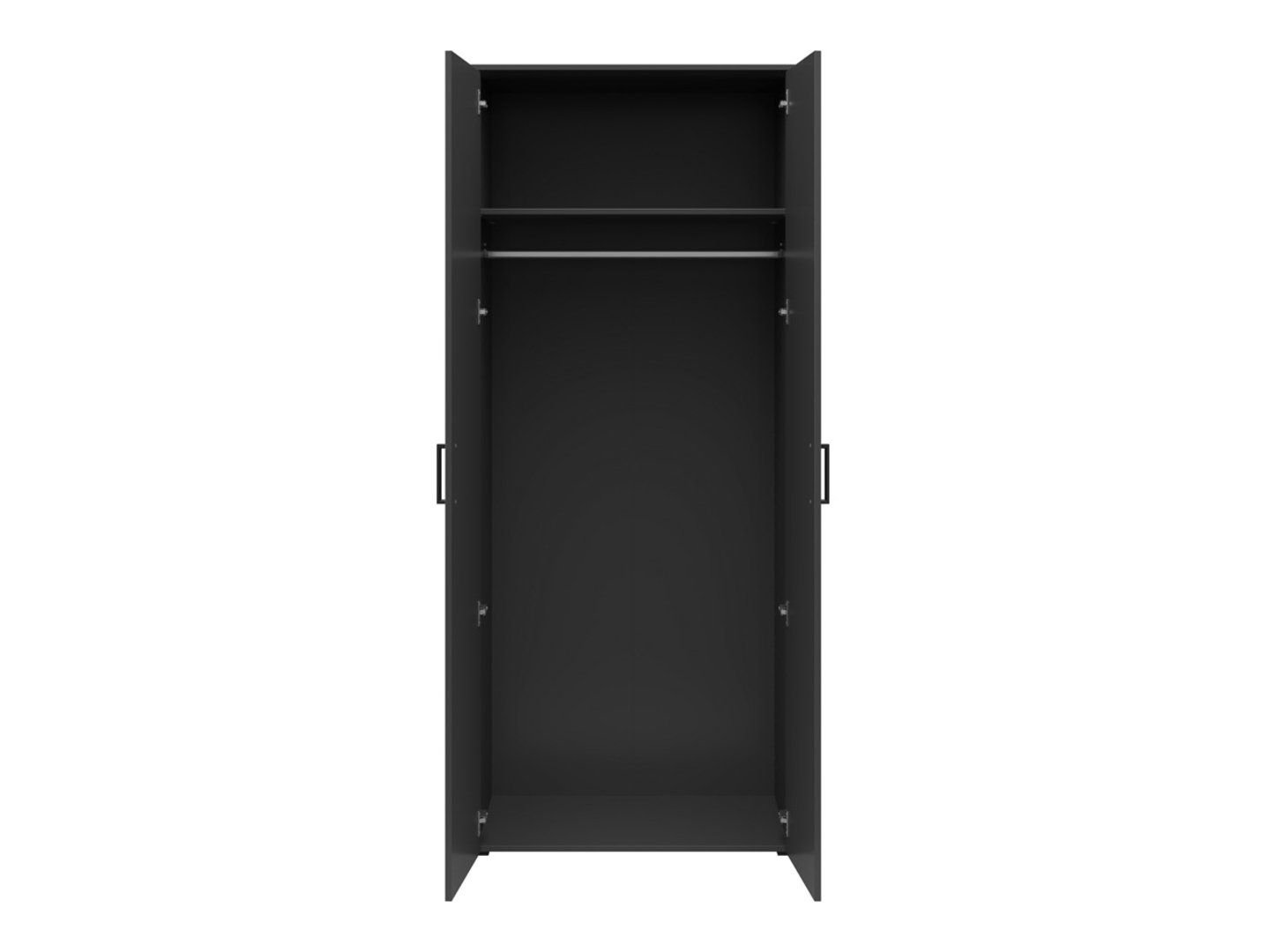 MultiDo 80 cm graphite two-door wardrobe - Image 6