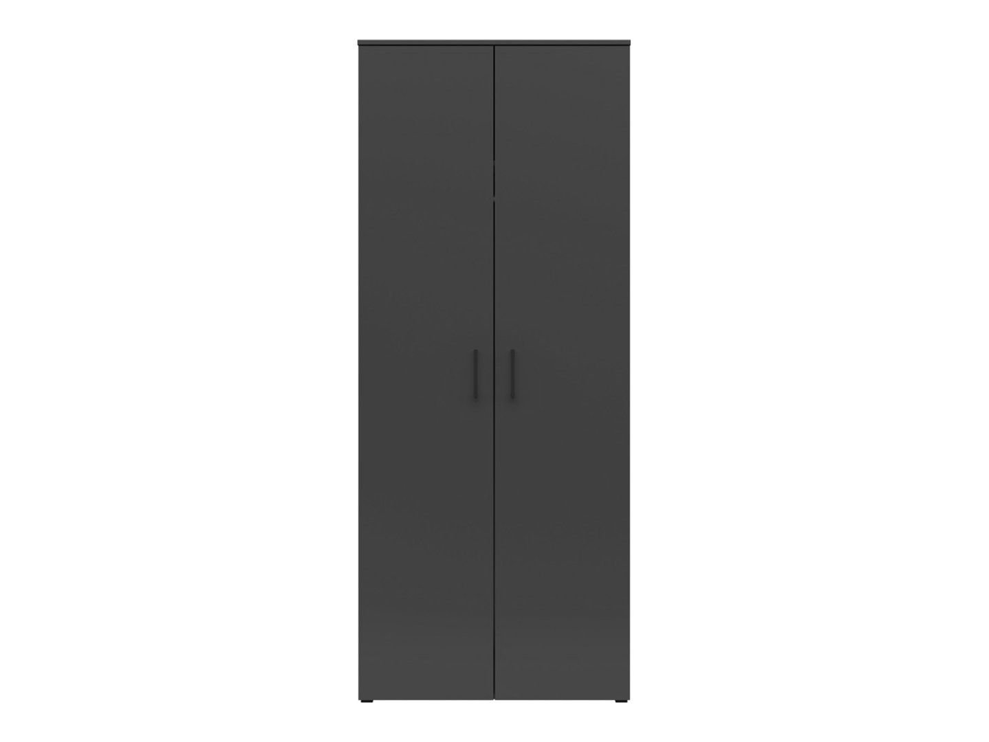 MultiDo 80 cm graphite two-door wardrobe - Image 7