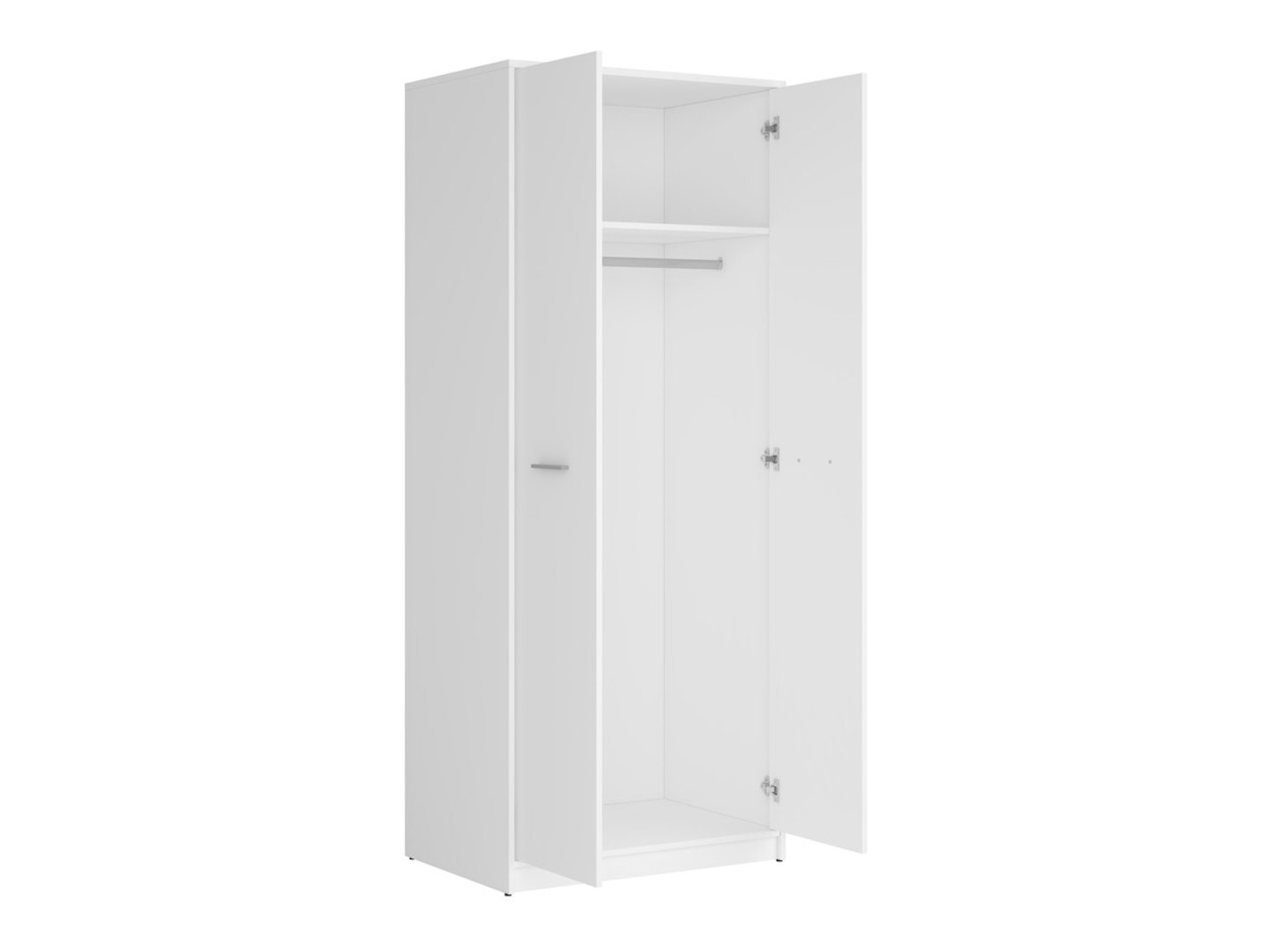 NEPO PLUS two-door wardrobe, 80 cm, white - Image 3