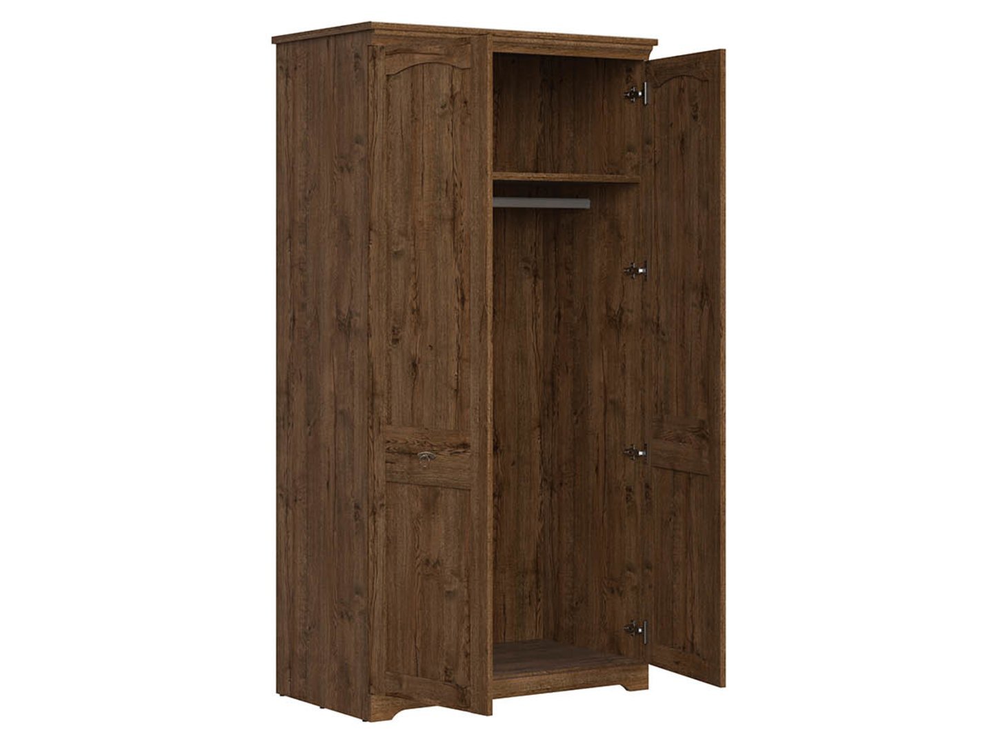 PATRAS two-door wardrobe 103 cm, dove oak color - Image 3