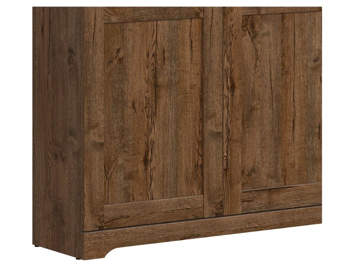 PATRAS two-door wardrobe 103 cm, dove oak color - Image 4