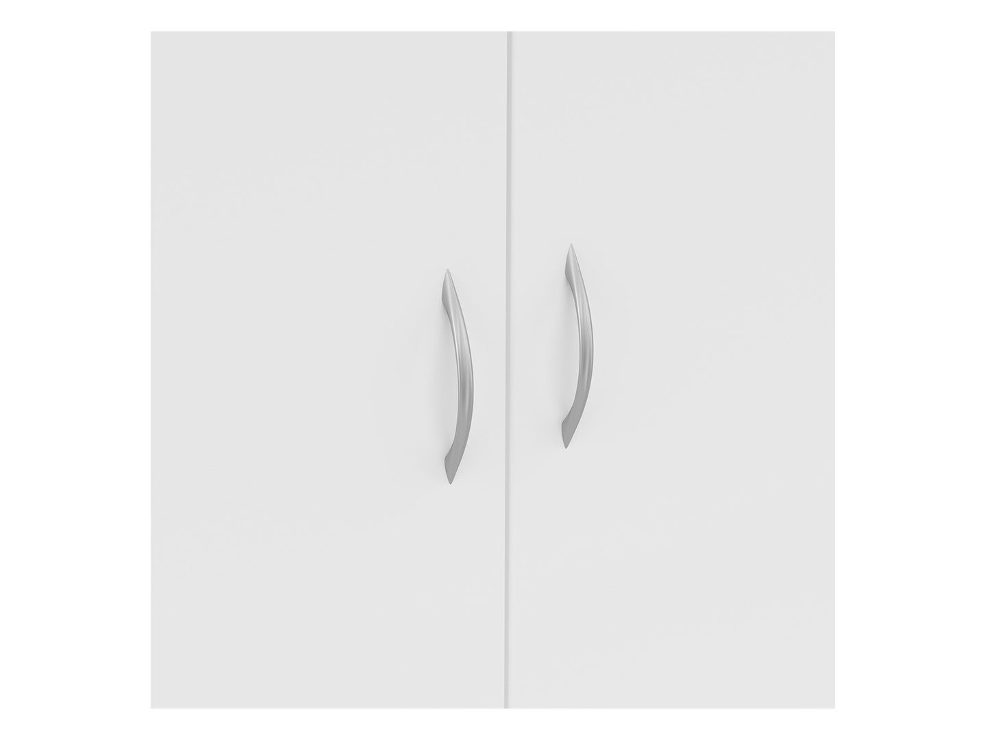 Two-door wardrobe with two drawers CASAO white/textile - Image 4