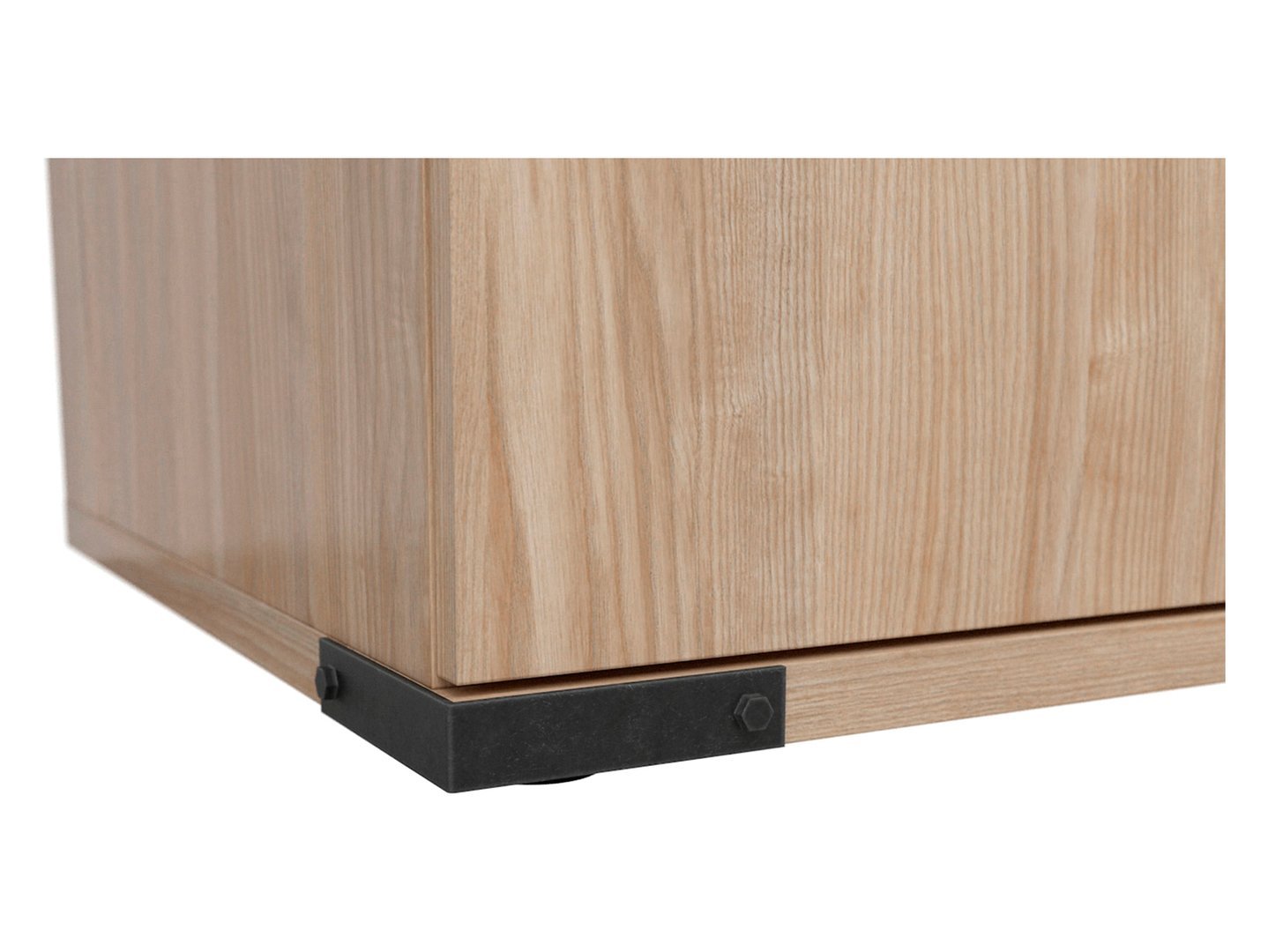 Two-door wardrobe with two drawers LARA 90 cm Belarusian ash - Image 4