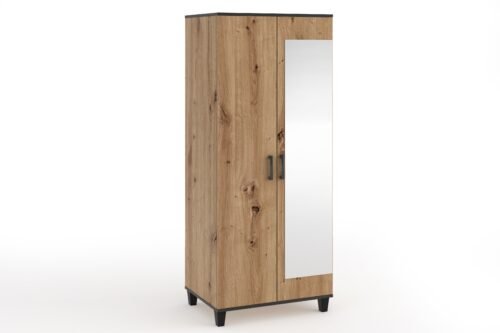 Two-door wardrobe with mirror POLA 11 Artisan ADRK