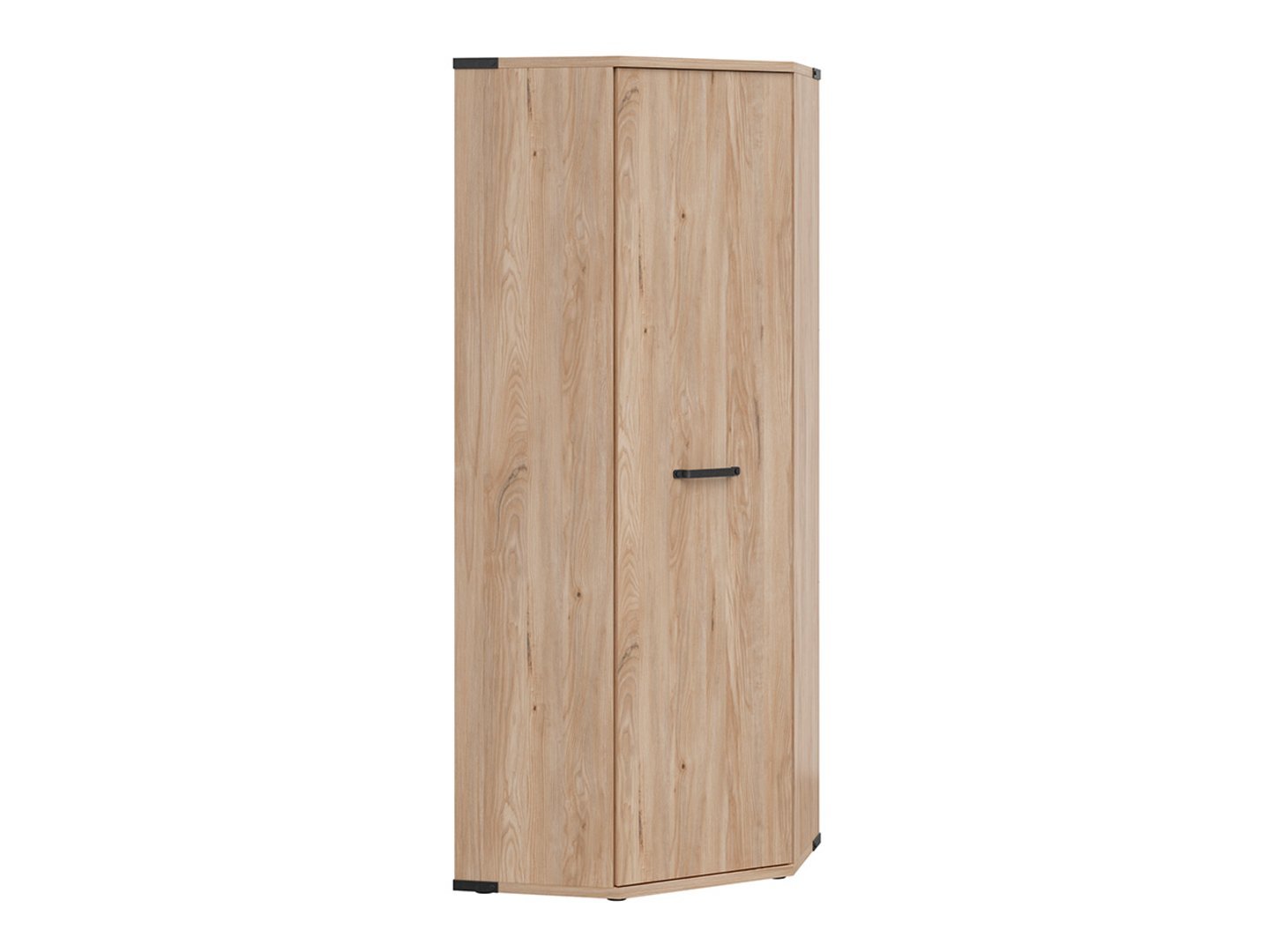 LARA single-door corner wardrobe 75x75 cm Belarusian ash