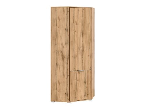ZELE single-door corner wardrobe 78×78 cm, Wotan oak
