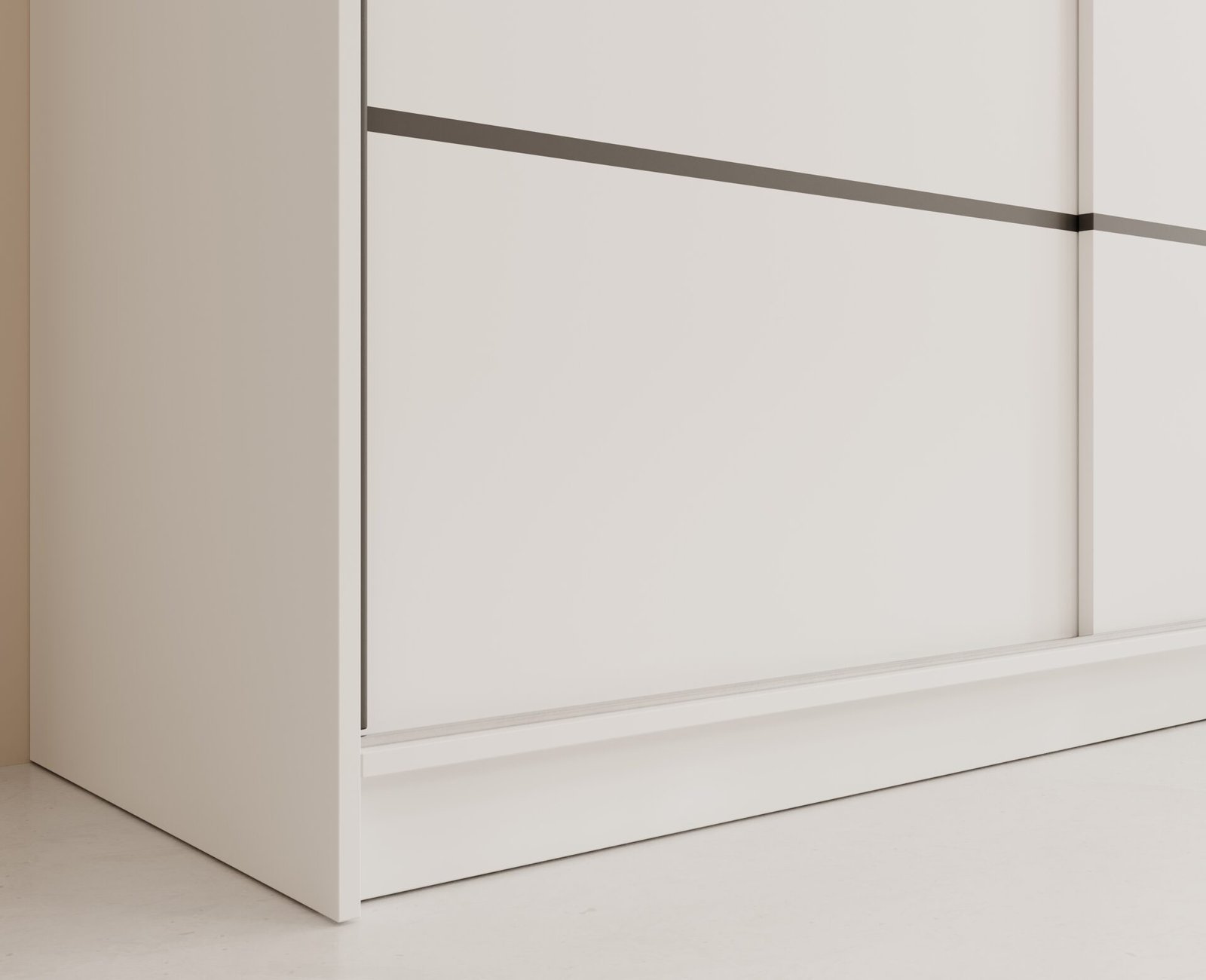 Andy 250 sliding wardrobe, white, ADRK - Image 4