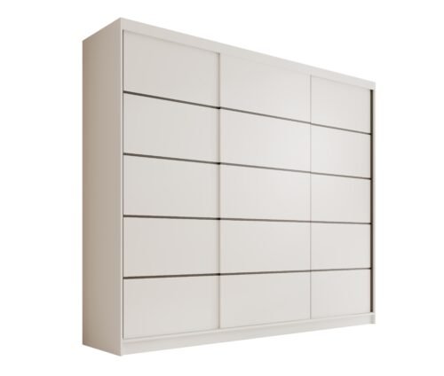 Andy 250 sliding wardrobe, white, ADRK