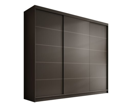 Andy 250 sliding wardrobe, black, ADRK