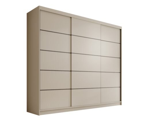 Andy 250 sliding wardrobe with cashmere windows, ADRK
