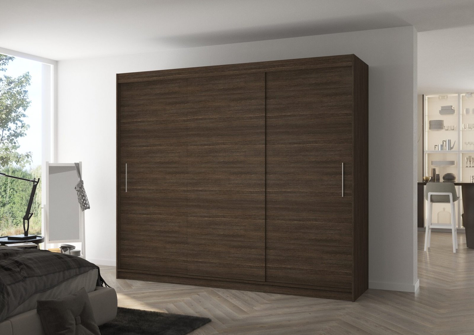 ANTOS 250 Chocolate sliding wardrobe ADRK - Image 3