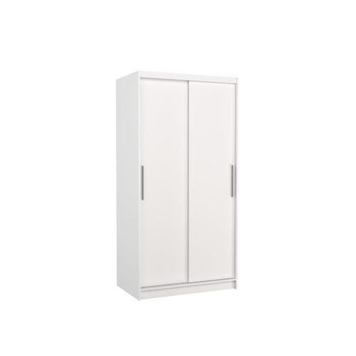 ASTEN 100 sliding wardrobe with sliding doors, white, ADRK