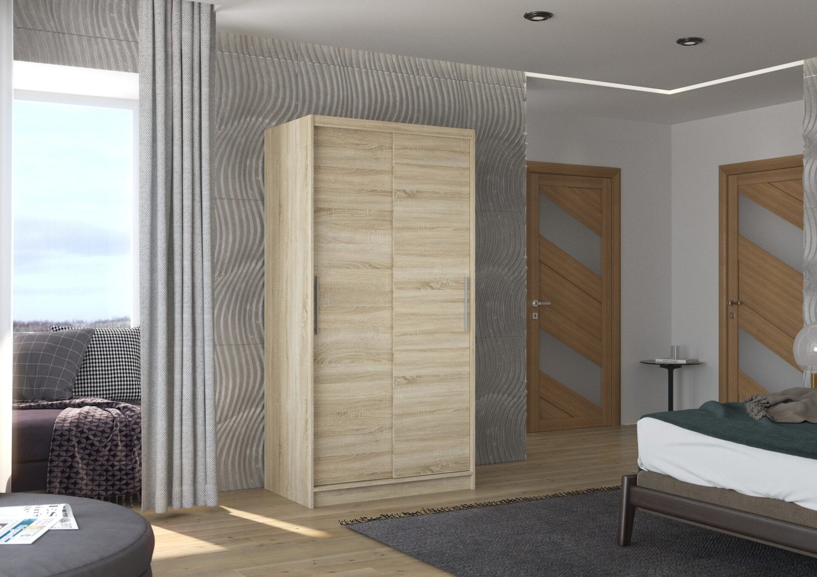 ASTEN 100 Sonoma ADRK sliding wardrobe - Image 2