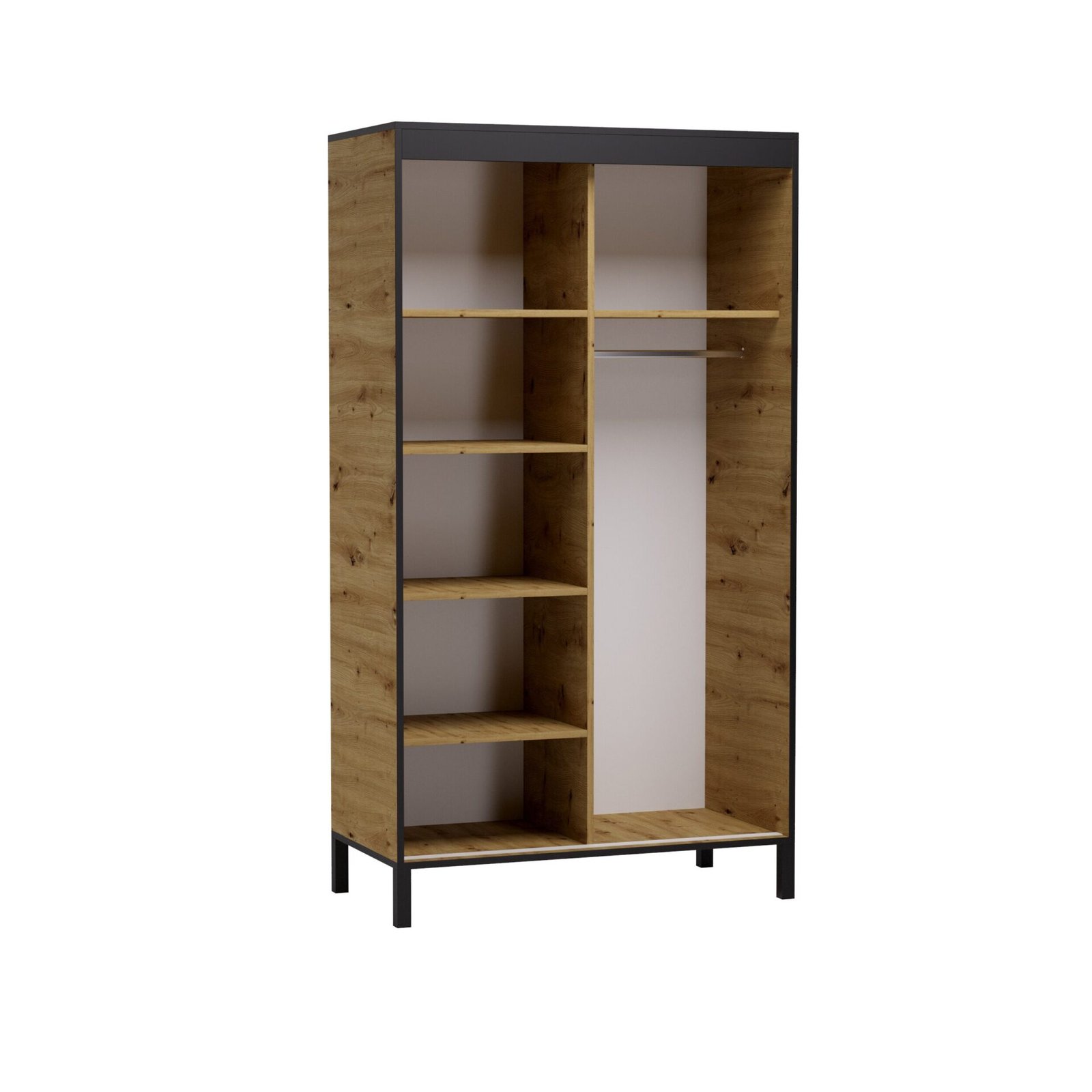 BELL 120 Artisan/Black ADRK sliding wardrobe - Image 4