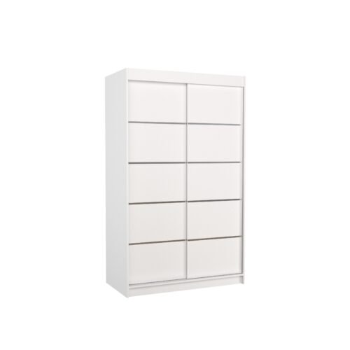 Sliding wardrobe BENISSO 120 White ADRK