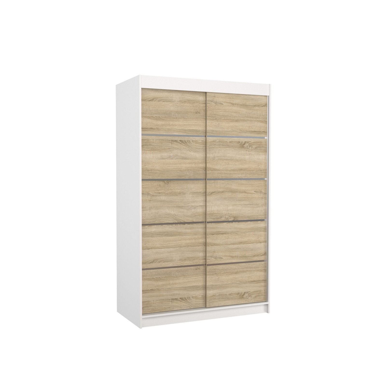 Sliding wardrobe BENISSO 120 White/Sonoma ADRK
