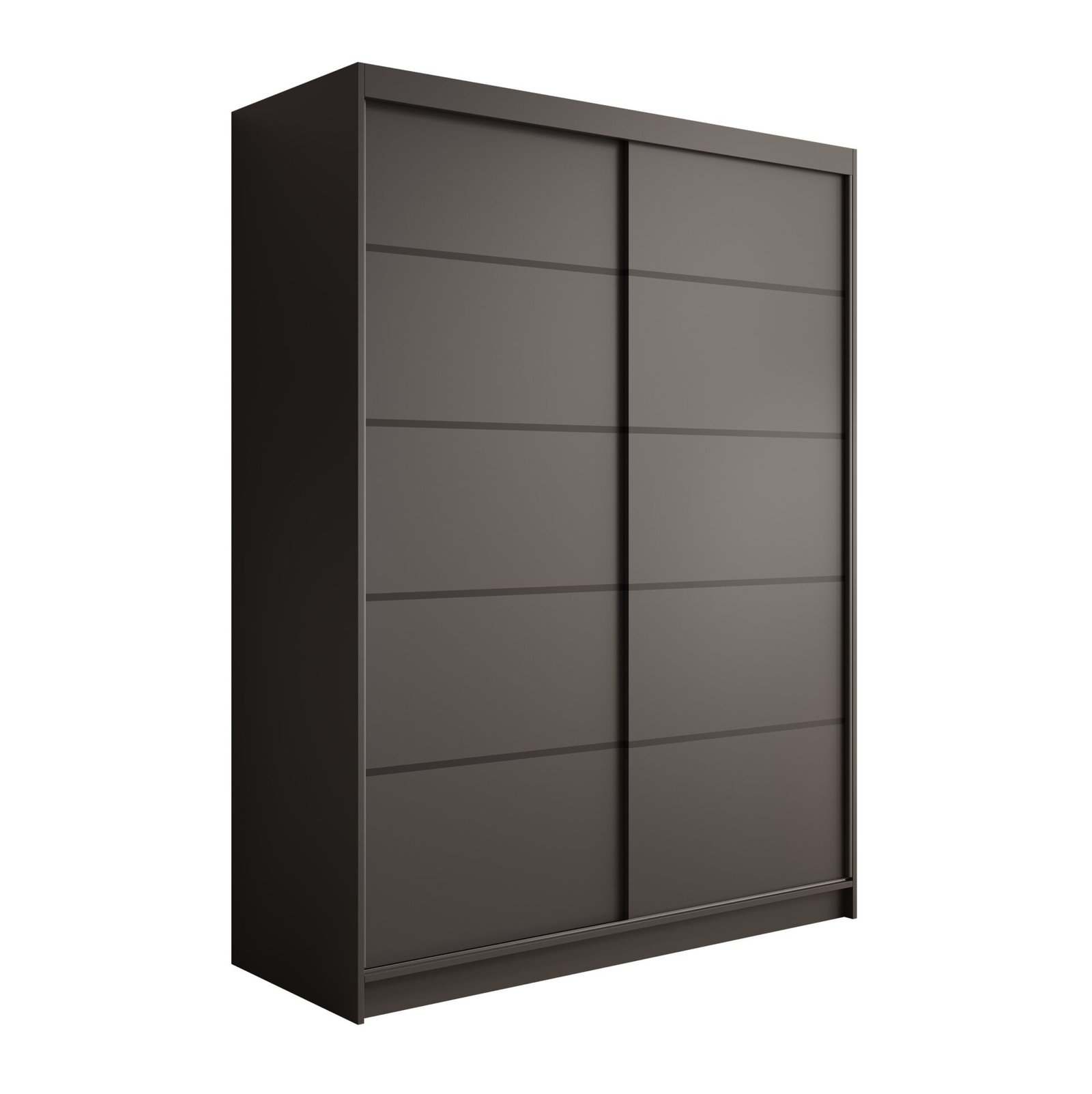 Sliding wardrobe Calma 150, black, ADRK