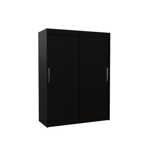 Sliding wardrobe DENVER 150 black ADRK