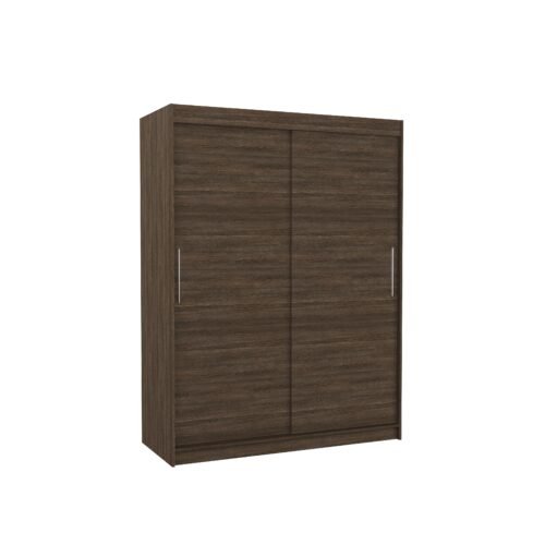 Sliding wardrobe DENVER 150 chocolate color ADRK