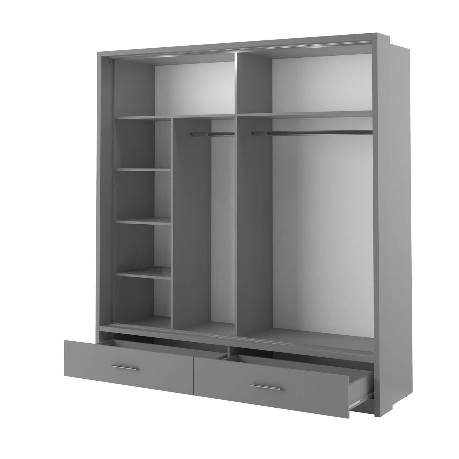 ARTI AR-05 two-door sliding wardrobe - gray - Image 2