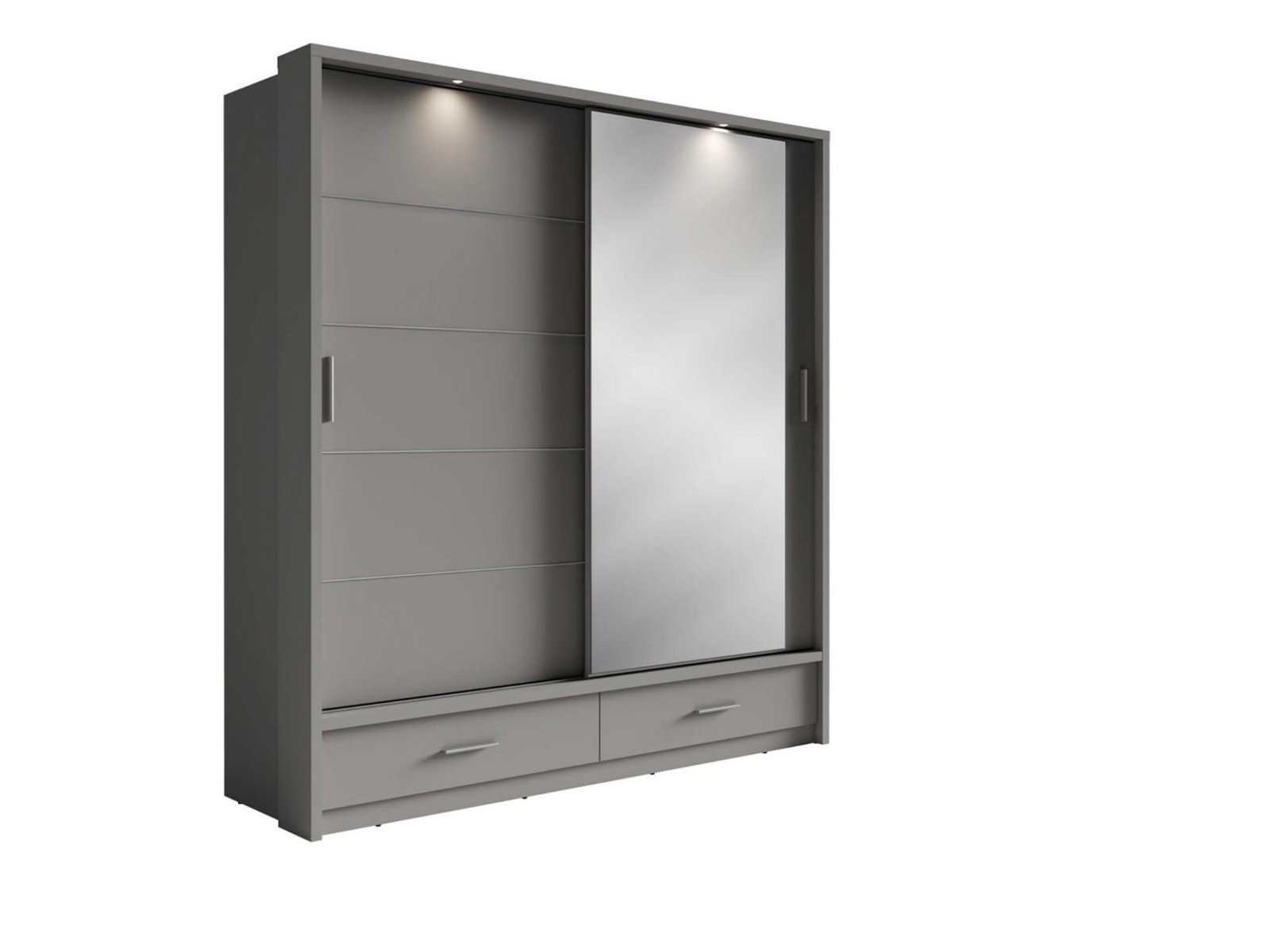 ARTI AR-05 two-door sliding wardrobe - gray - Image 4