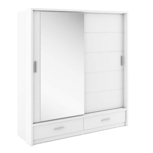 ARTI AR-05 two-door sliding wardrobe – white