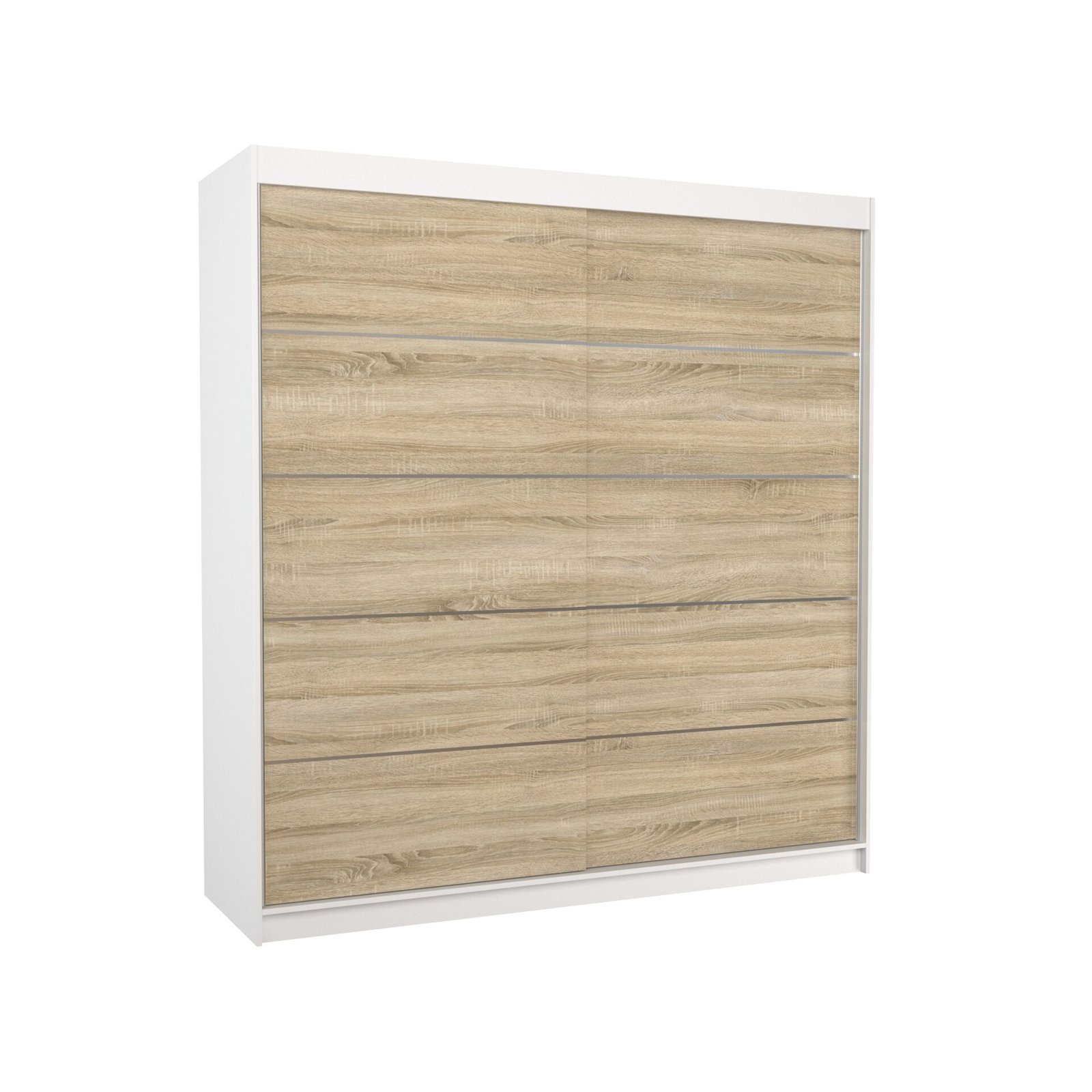 Sliding wardrobe ESTEVA 200 White/Sonoma ADRK