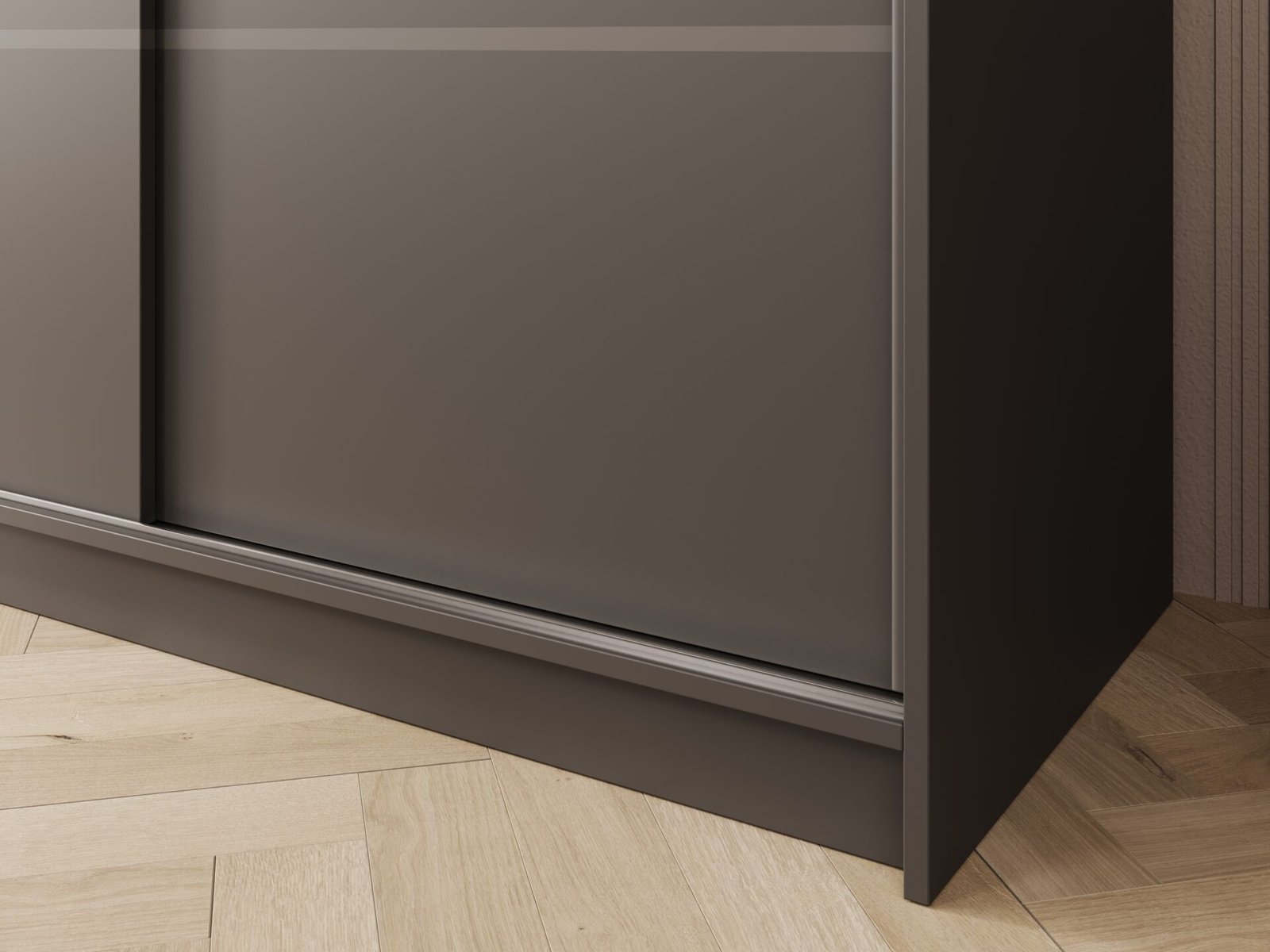 Greta 200 sliding wardrobe, black, ADRK - Image 4