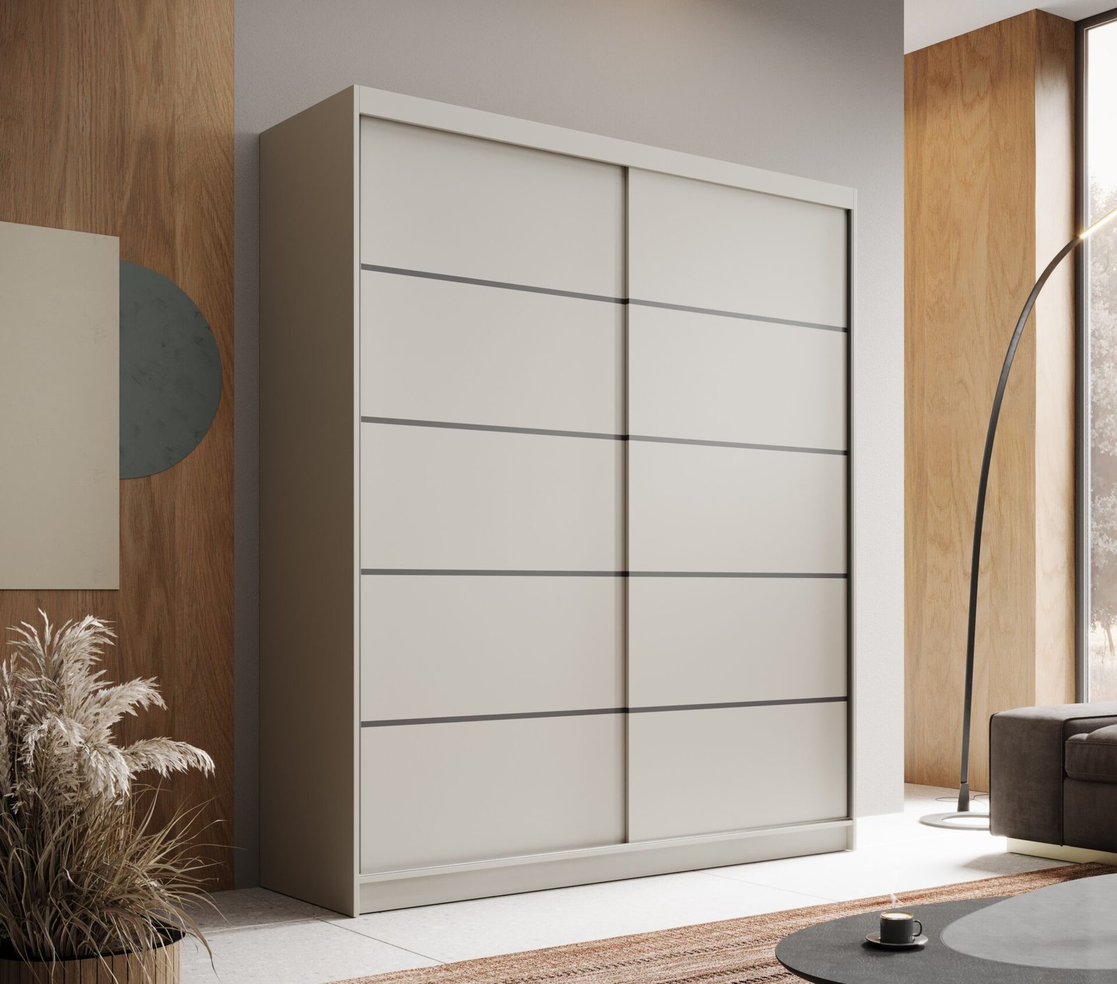 Hannah 180 Cashmere sliding wardrobe ADRK - Image 2