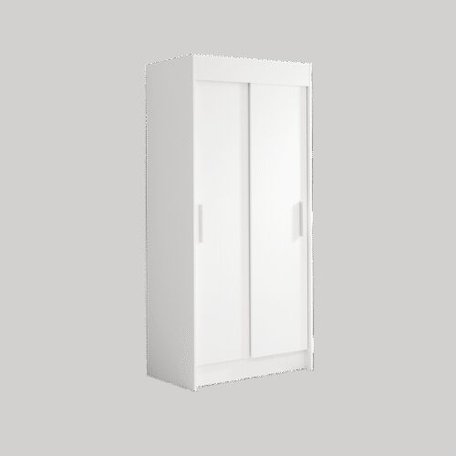 KARIEN 100 sliding wardrobe, white, ADRK