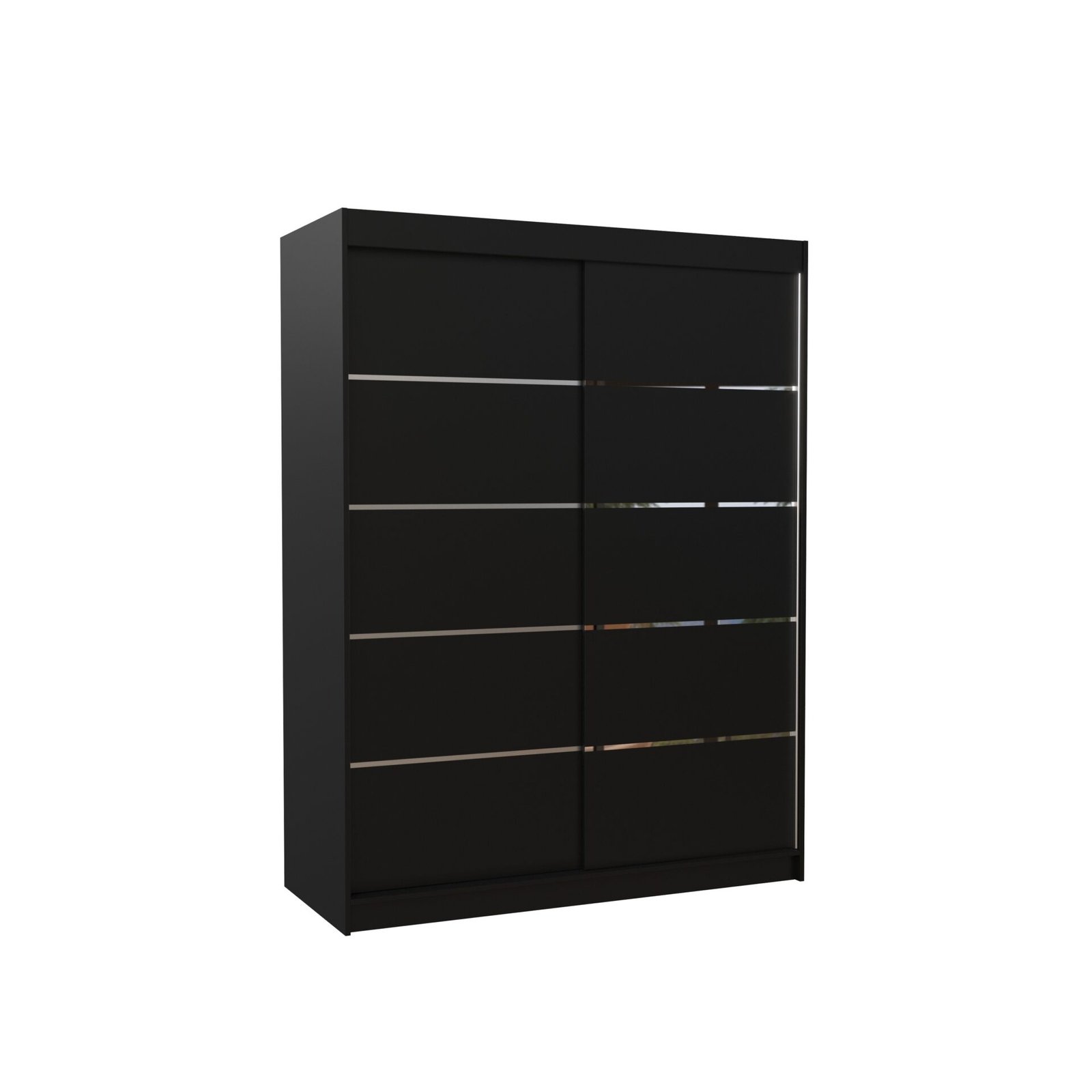 Sliding wardrobe LUFT 150 Black ADRK