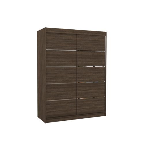 Sliding wardrobe LUFT 150 Chocolate ADRK