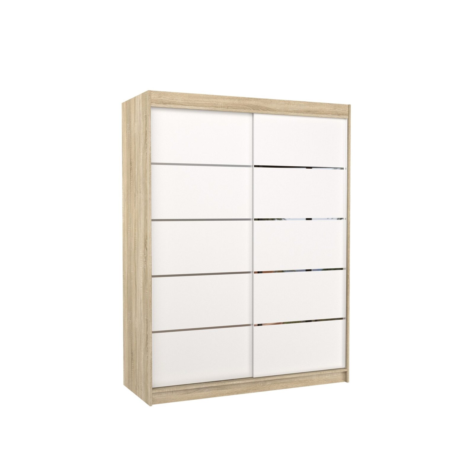 LUFT 150 Sliding wardrobe Sonoma/White ADRK