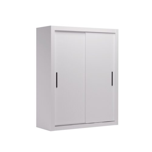 Sliding wardrobe MODI 160 white/black ADRK
