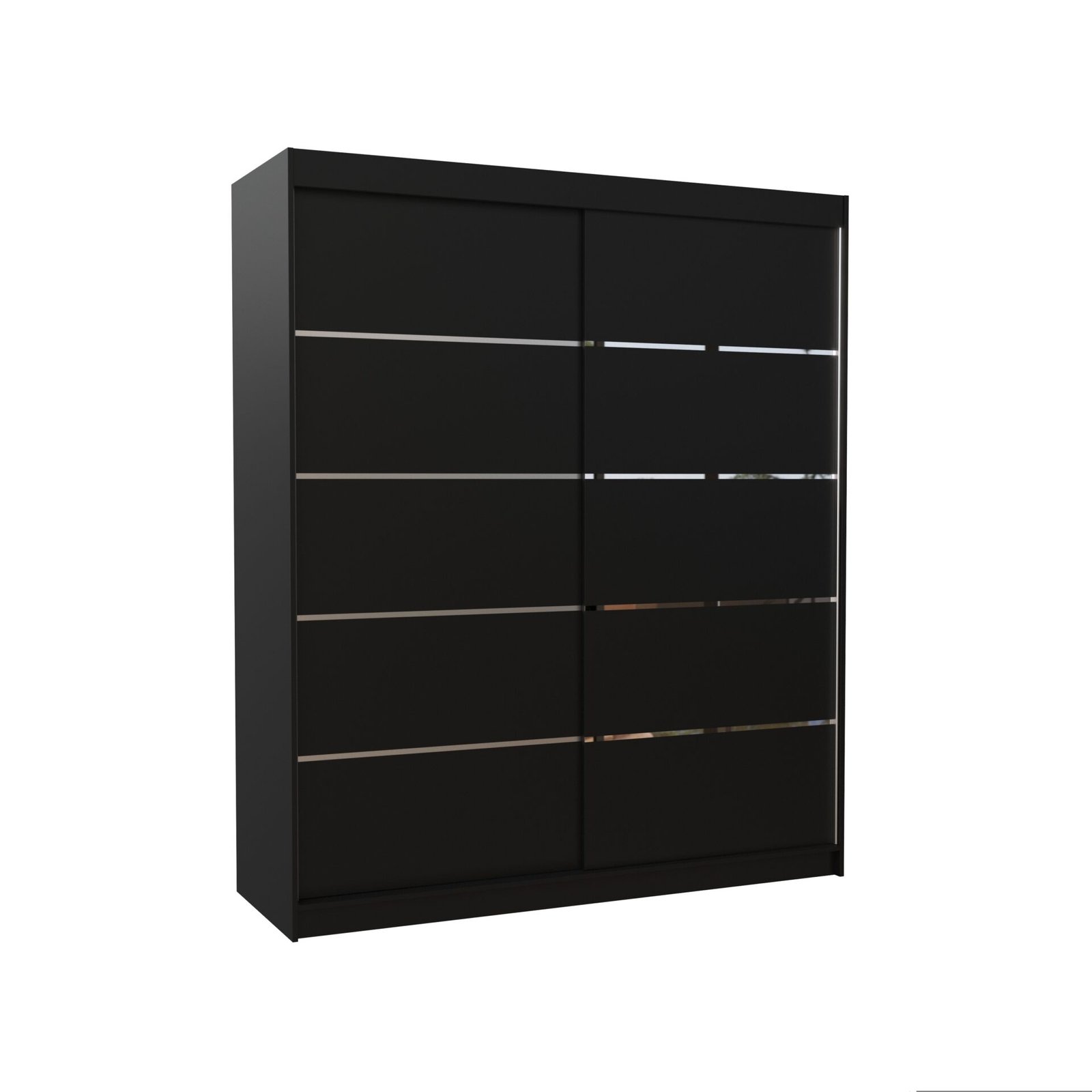 SPECTRA 180 sliding wardrobe, black, ADRK