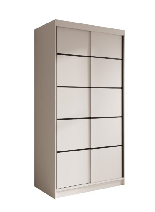Verto 100 sliding wardrobe, white, ADRK