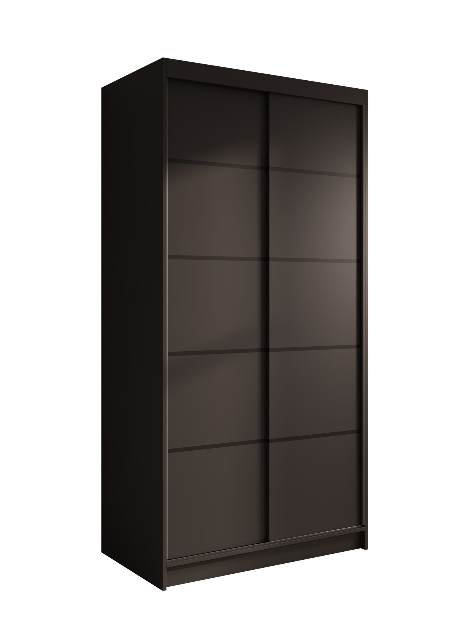 Verto 100 sliding wardrobe, black, ADRK