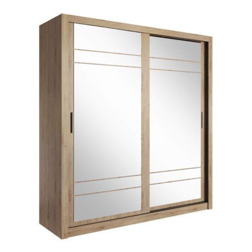 ARTI AR-08 two-door sliding wardrobe, Shetland oak