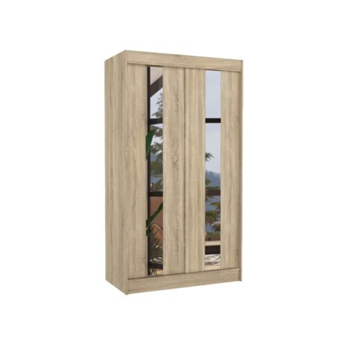 Sliding wardrobe with mirror BALTON 120 Sonoma ADRK