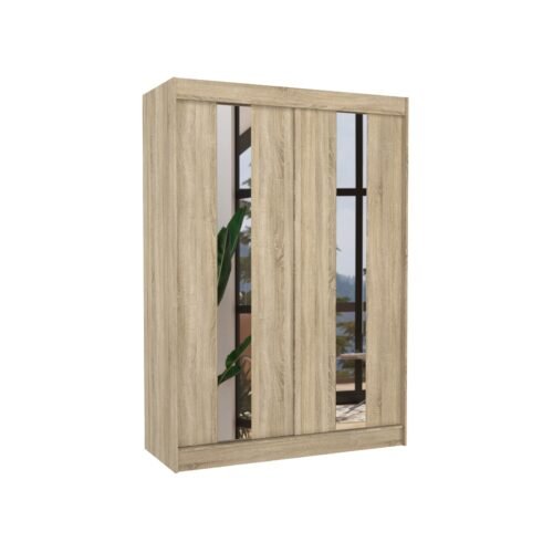 Sliding wardrobe with mirror BALTON 150 Sonoma ADRK